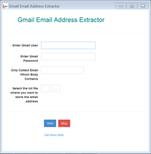 gmail email collector